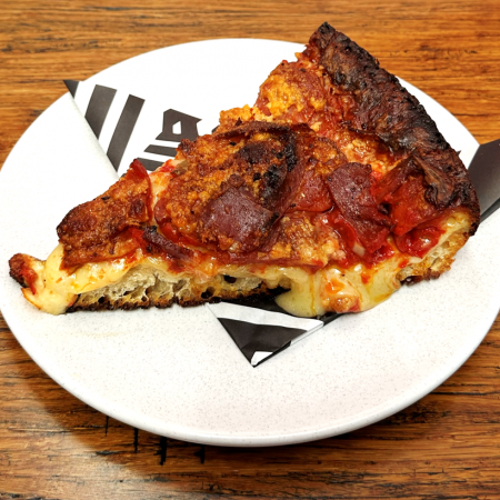 The Quod Style Chicago Deep Dish: Pepperoni Deep End By The Slouse at Deepend Pizza
