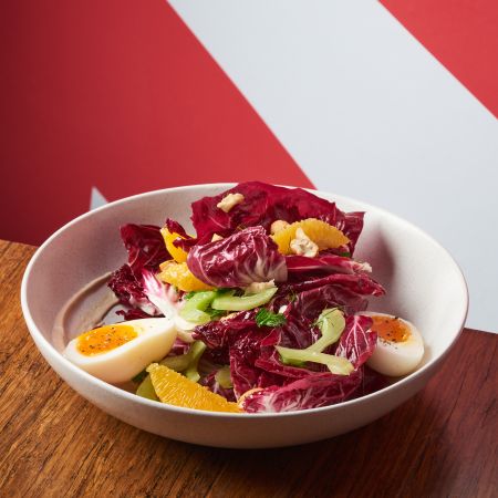Radicchio Salad Small Plate at Deepend Pizza