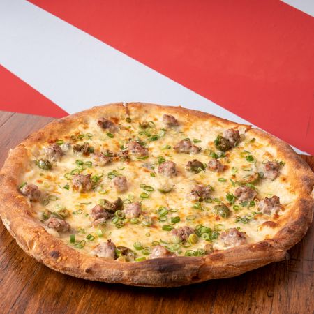 White Sausage New York Style Thin Crust 15" at Deepend Pizza
