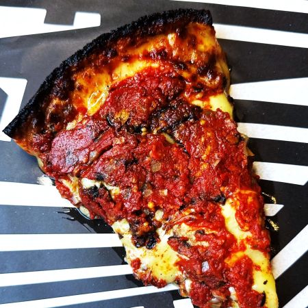 Pequod's Chicago Deep Dish: Pepperoni at Deepend Pizza