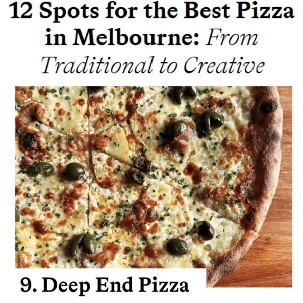 12 Spots for the Best Pizza in Melbourne