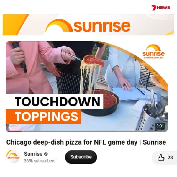 Chicago deep-dish pizza for NFL game day | Sunrise