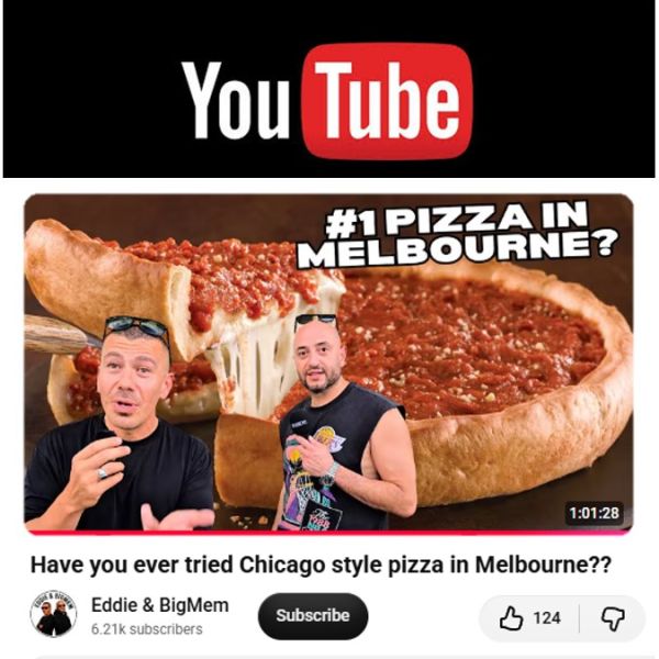 Have you ever tried Chicago style pizza in Melbourne??