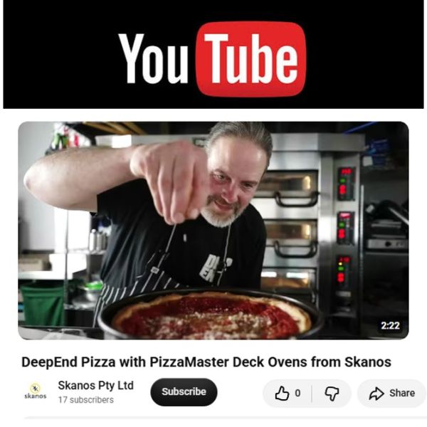 Deep End Pizza with PizzaMaster Deck Ovens from Skanos
