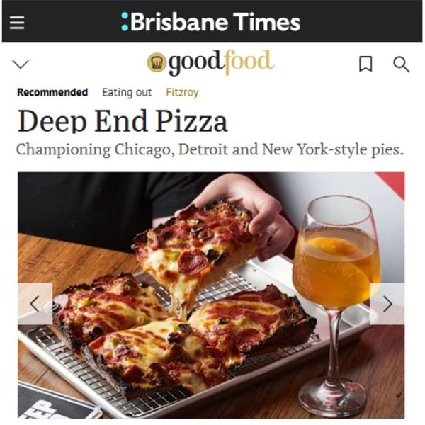 Deep End Pizza - Championing Chicago, Detroit and New York-style pies.