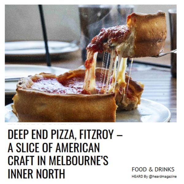 Deep End Pizza, Fitzoy - A Slice of American Craft in Melbourne's Inner North